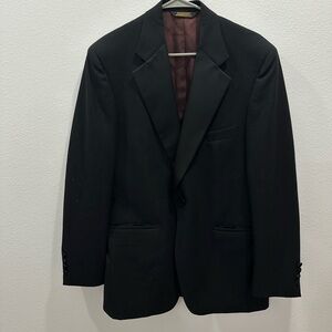 Turnbury Palm Beach Price stores Black lined 100% Wool Men's Blazer sports coat